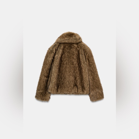 ZARA SHORT FAUX FUR - Picture 7 of 10
